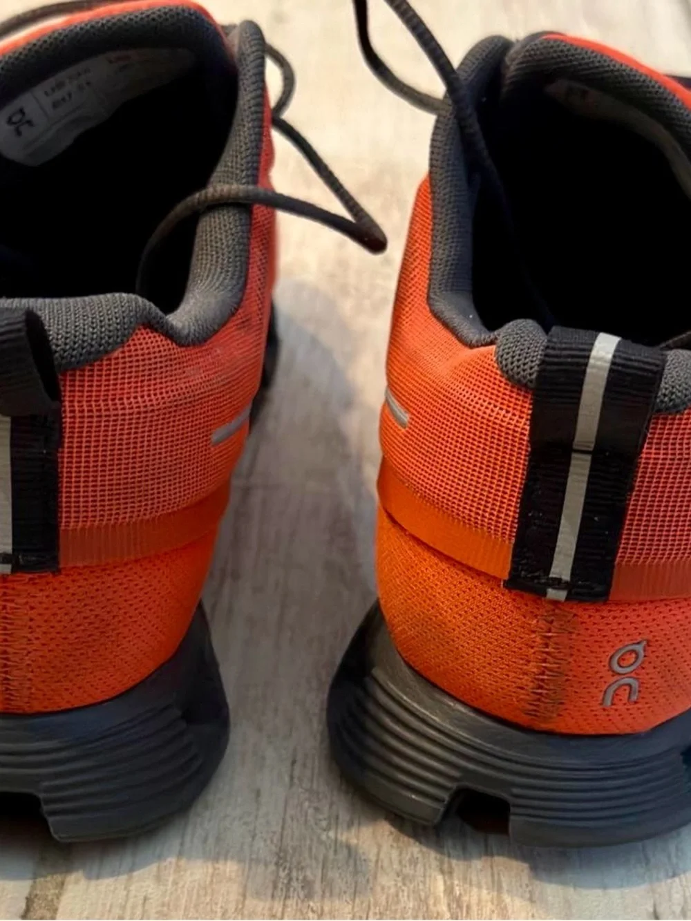 On Running Running Men’s Cloudventure Trail Shoes - Orange size 8